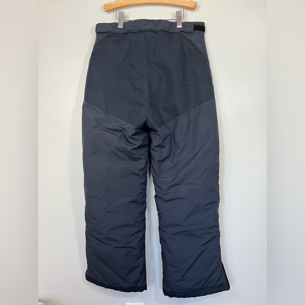 LL Bean Black Snow Buster Snow Pants Unisex Boys Girls Size 10 - Picture 8 of 15